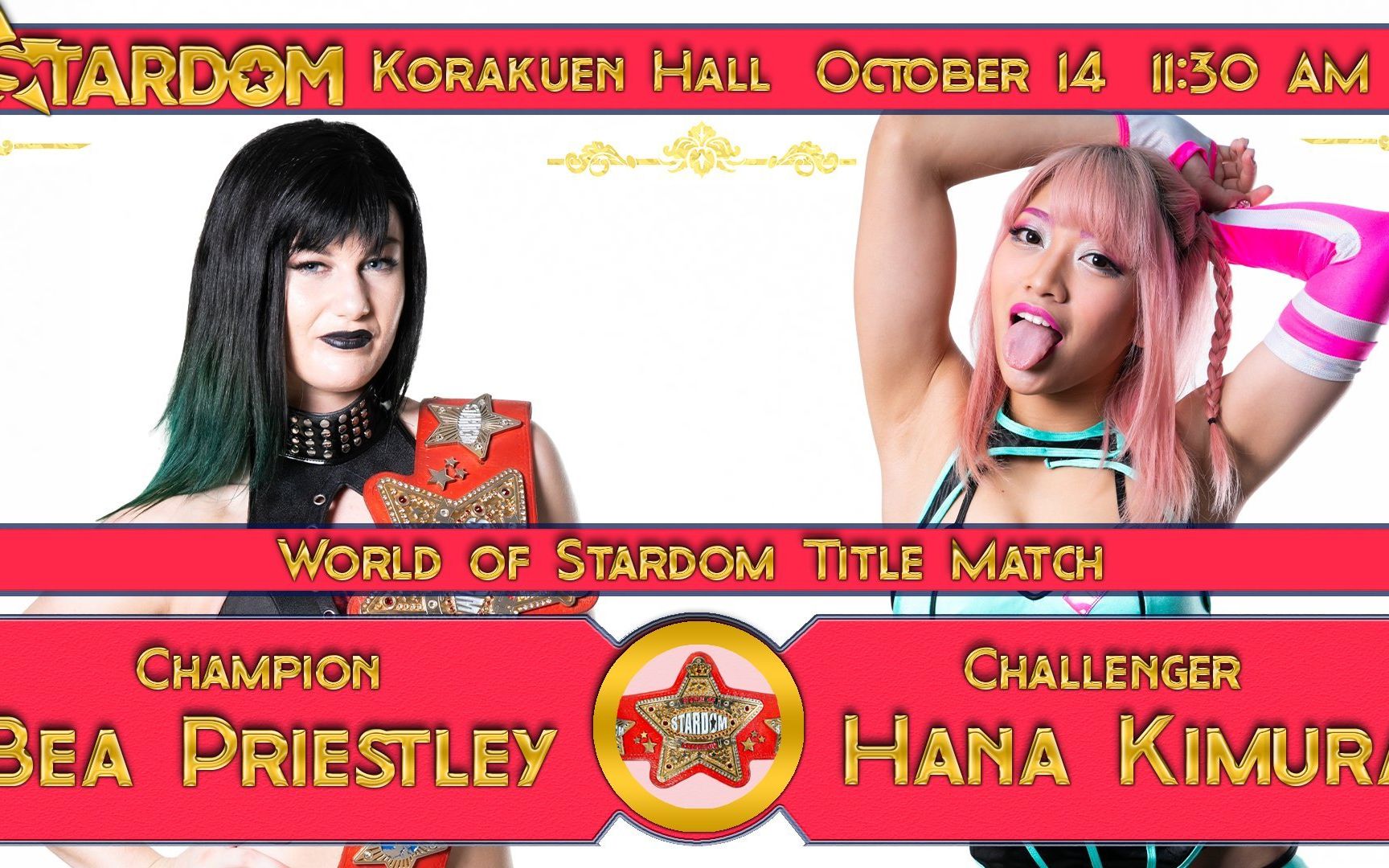 【Stardom】World Champion Wars 2019.10.14 世界冠军赛:碧ⷮŠ普利斯特里 vs. 木村花哔哩哔哩bilibili