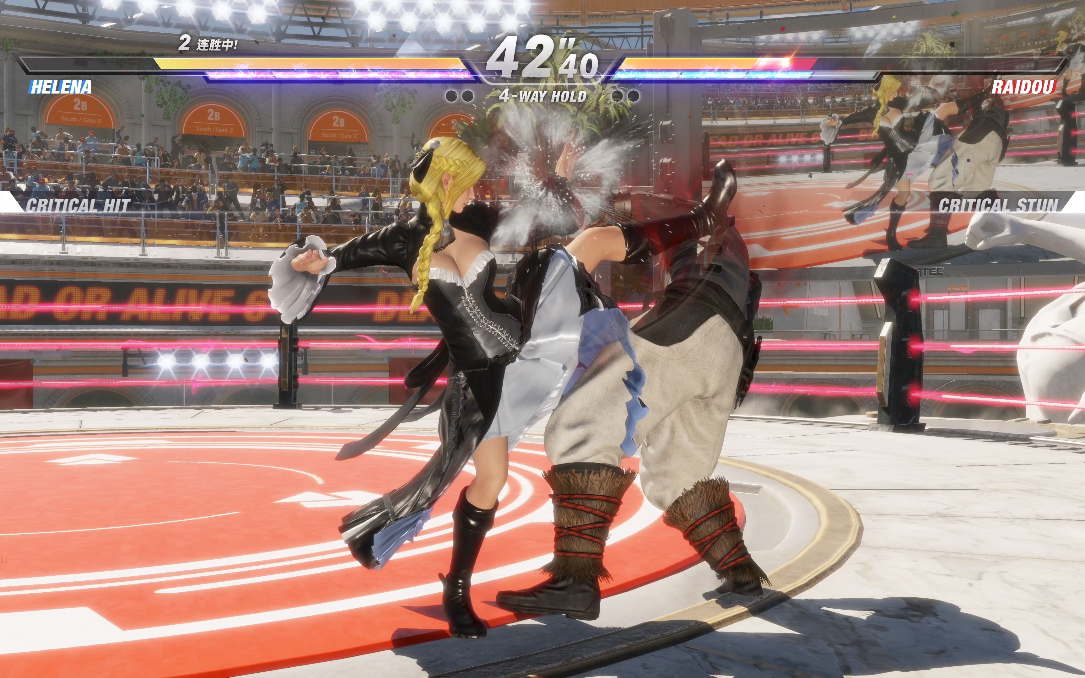 4k超清《死或生6》海莲娜vs雷道,强强对决,但感觉雷道有些力不从心啊!