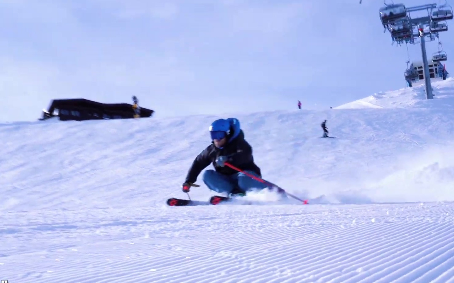 油管滑雪博主julianwitting1920雪季双板户外滑雪carving集锦卡宾大小