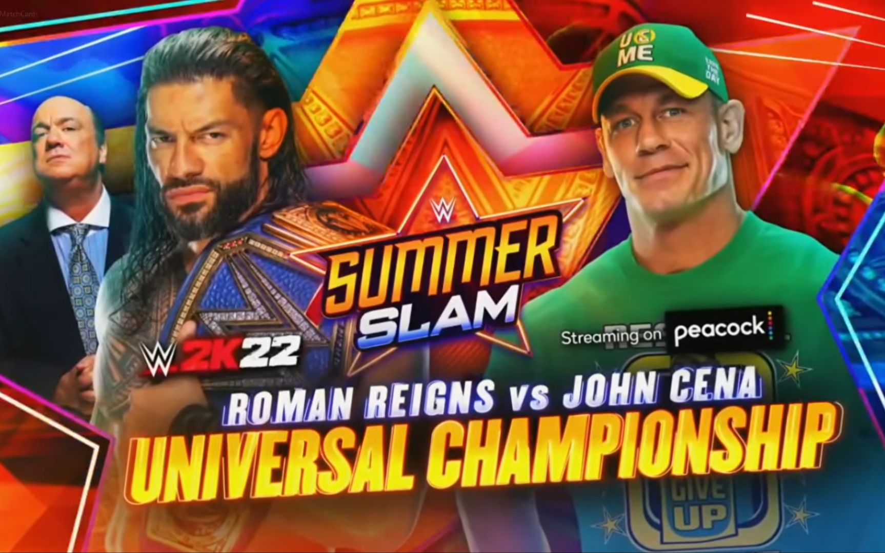 [图]SummerSlam 2021 John Cena vs. Roman Reigns