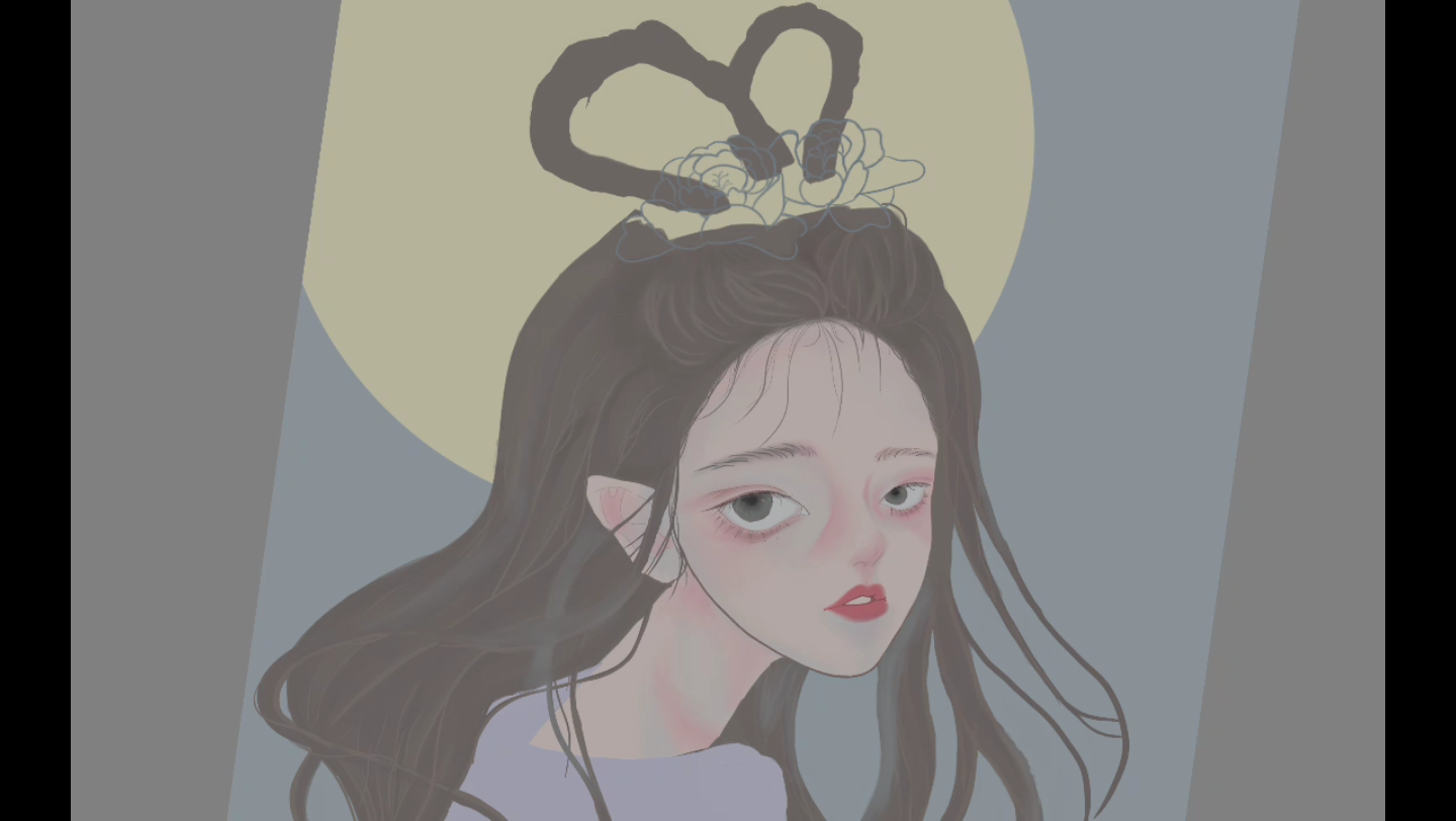 活动  【sketchbook】临摹了gua老师的一张画 扣细节1