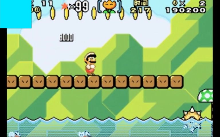 【超级马里奥a2】"不要跑挑战"之耀西岛 4(马里奥篇)