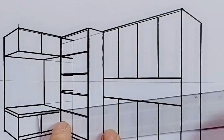 柜子的立体图形怎么画图片