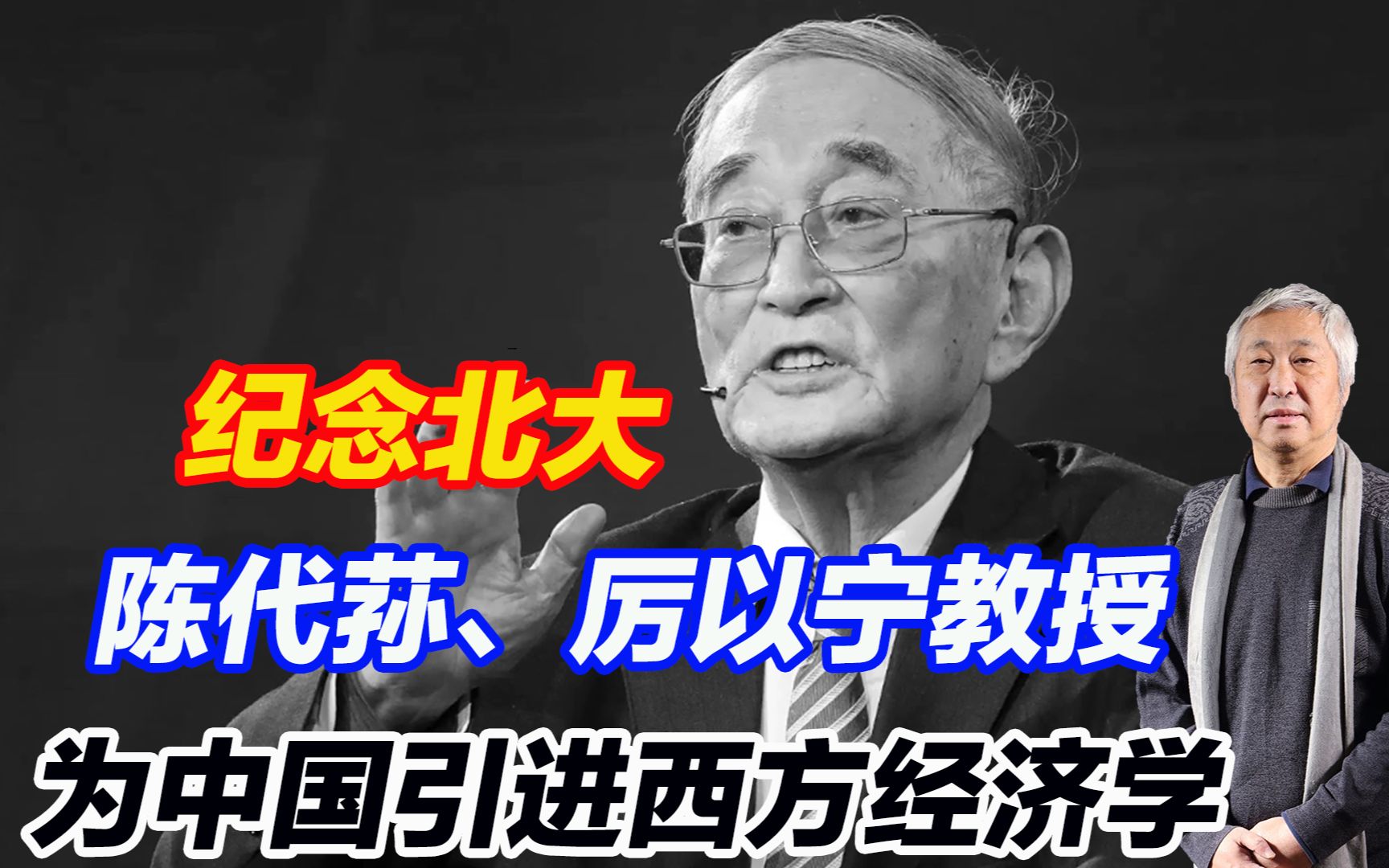 纪念北大陈代荪、厉以宁教授,为中国引进西方经济学哔哩哔哩bilibili