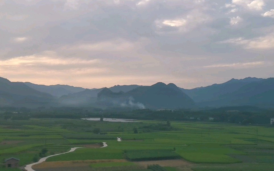 [图]那山那云，那水那田，那一缕炊烟，记2021年的回乡路，故乡的风景。