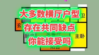 Download Video: 大多数横厅户型，存在的共同缺点，你能接受吗？反正我是不喜欢