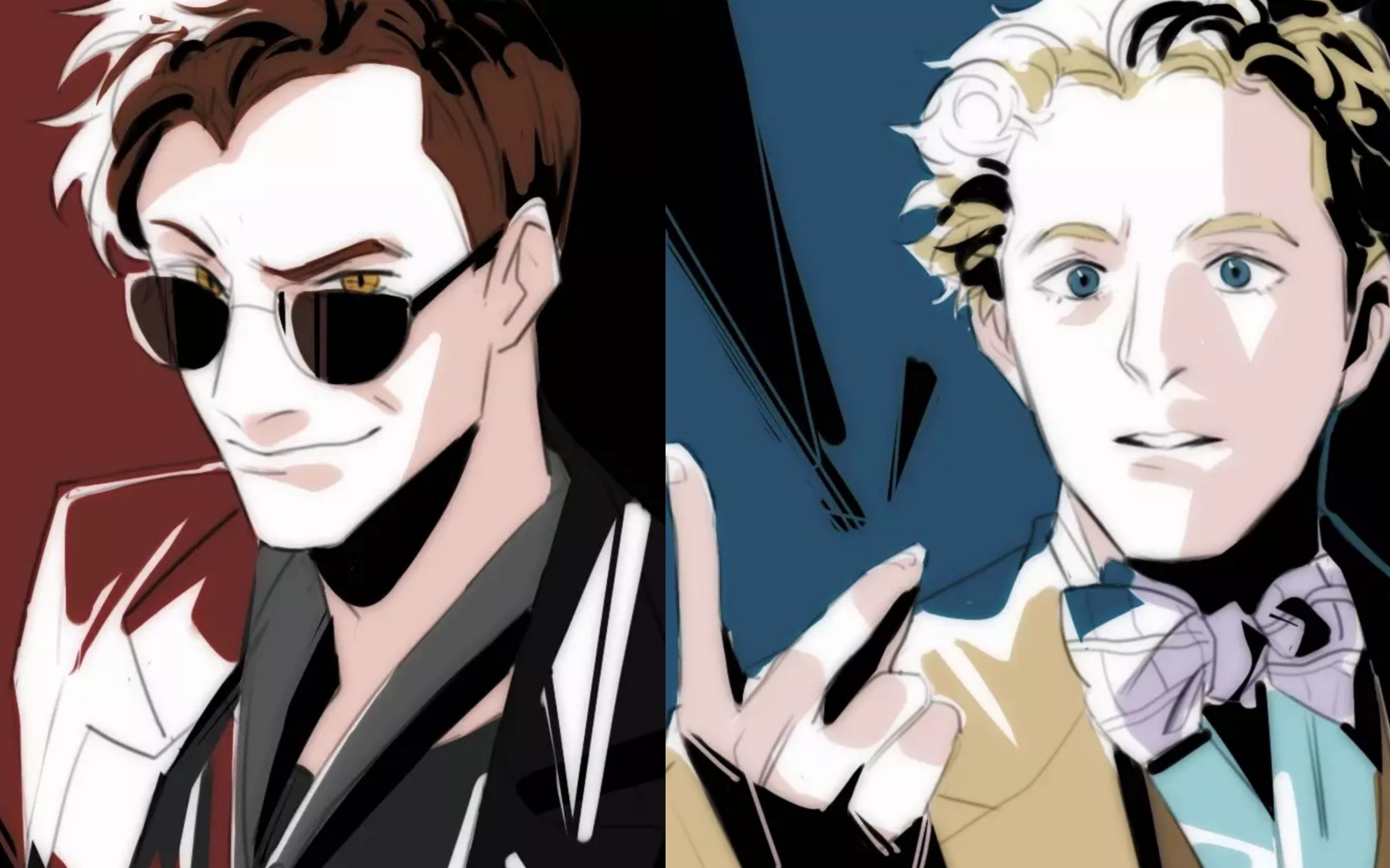 【好兆头/good omens】tangled up