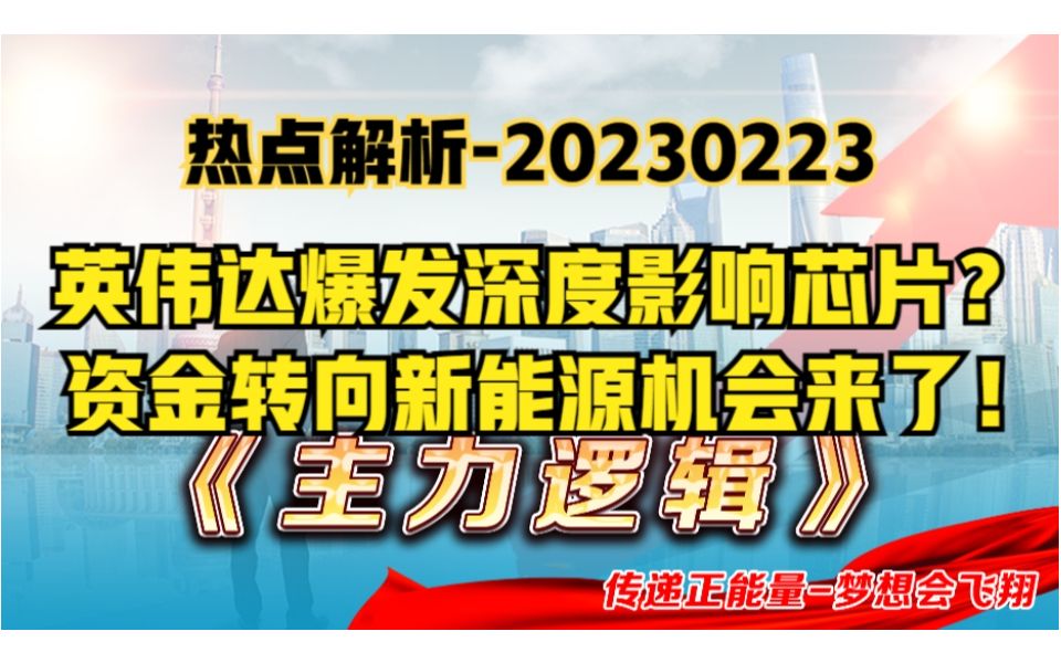 热点解析美股AI芯片成大赢家,主力资金转向新能源,热点有变?哔哩哔哩bilibili