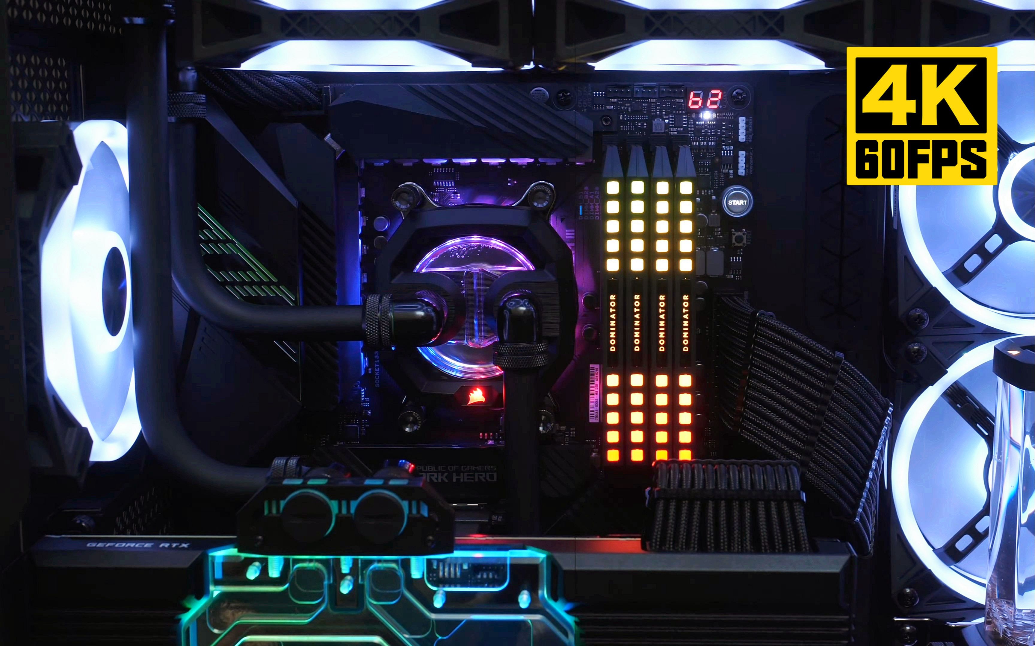 4k50帧海盗船全家桶纯黑rgb分体水冷游戏电脑装机r95900xrtx3080it