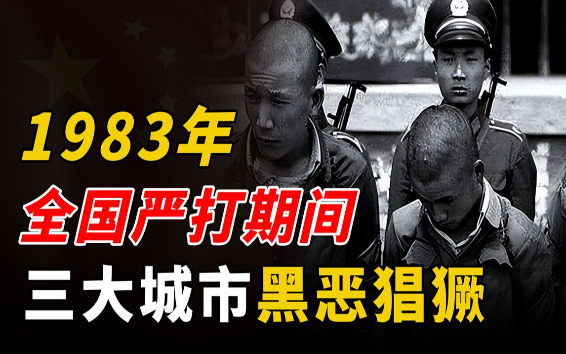 1983年全国严打期间,三大城市黑恶猖獗,邓公下令肃清还百姓平安 #历史 #近代史 #犯罪哔哩哔哩bilibili