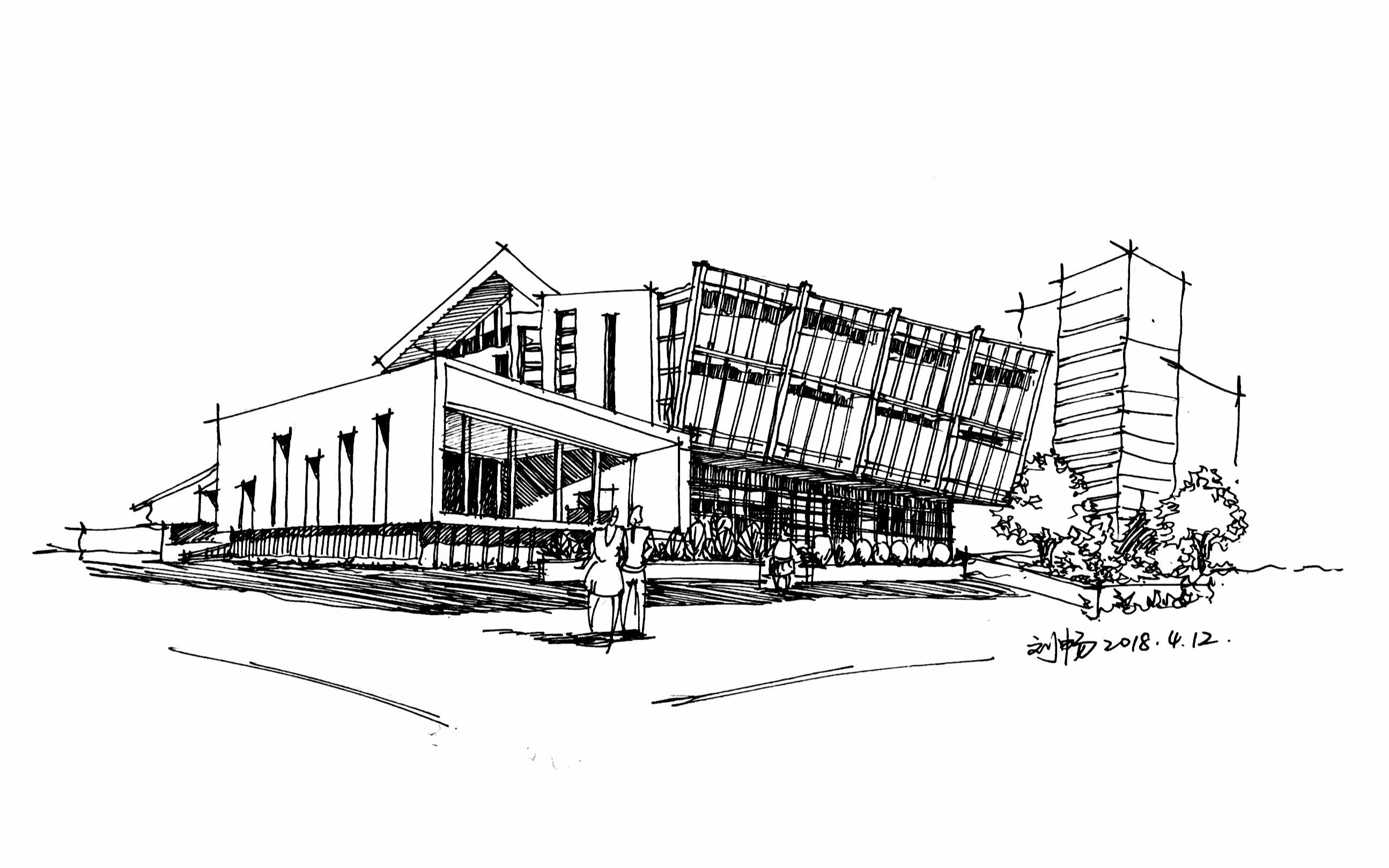 【建筑速写19】快速表现 原速