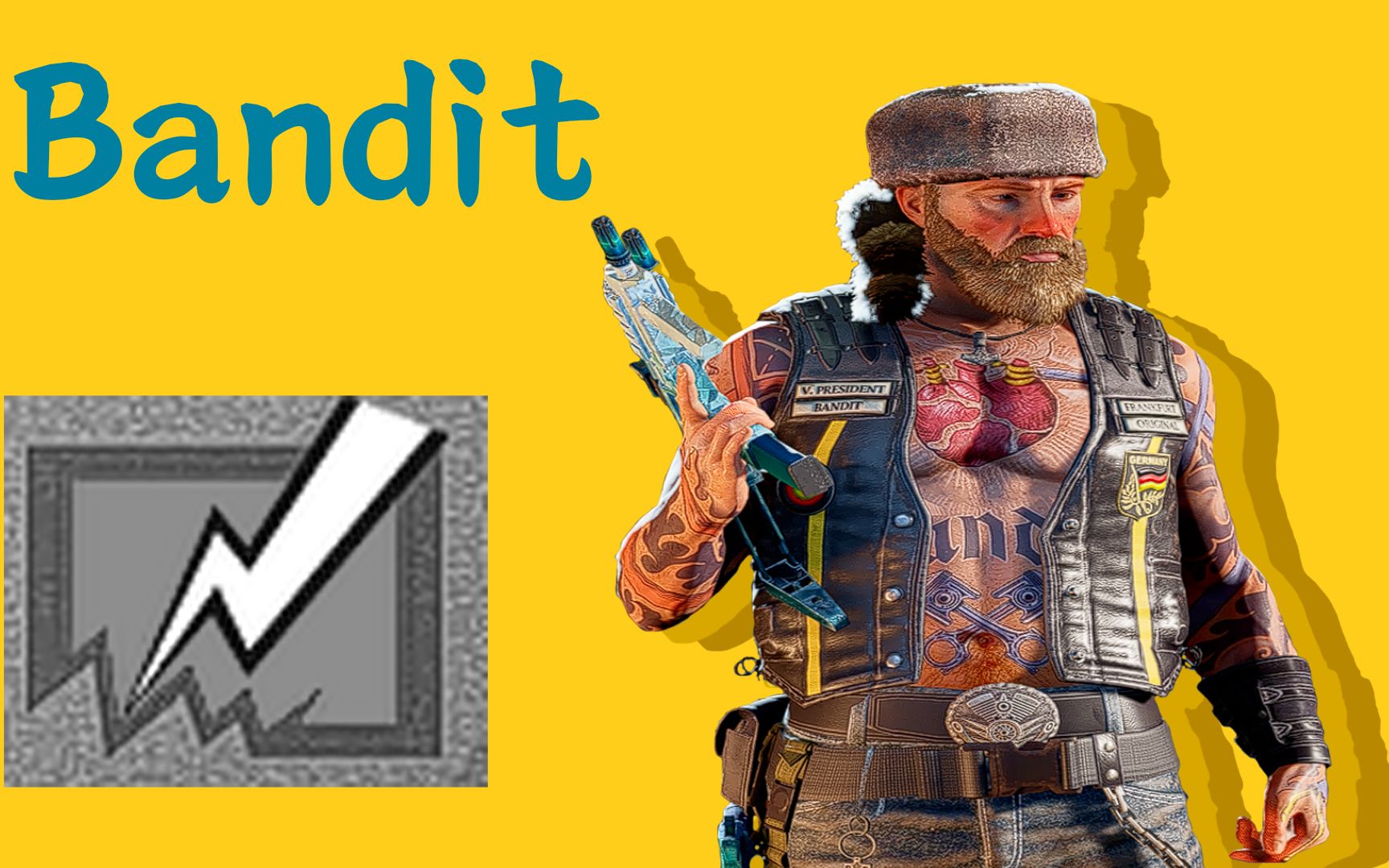 【彩虹六号】豆豆最棒的彩六干员教学第二十期-bandit/班迪