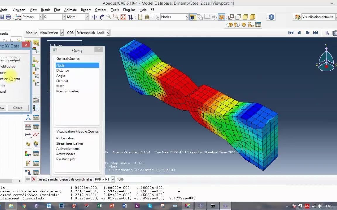 abaquscae模拟02材料应力应变曲线