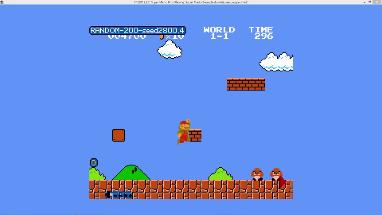 [图]An AI tried to play mario... This is the result