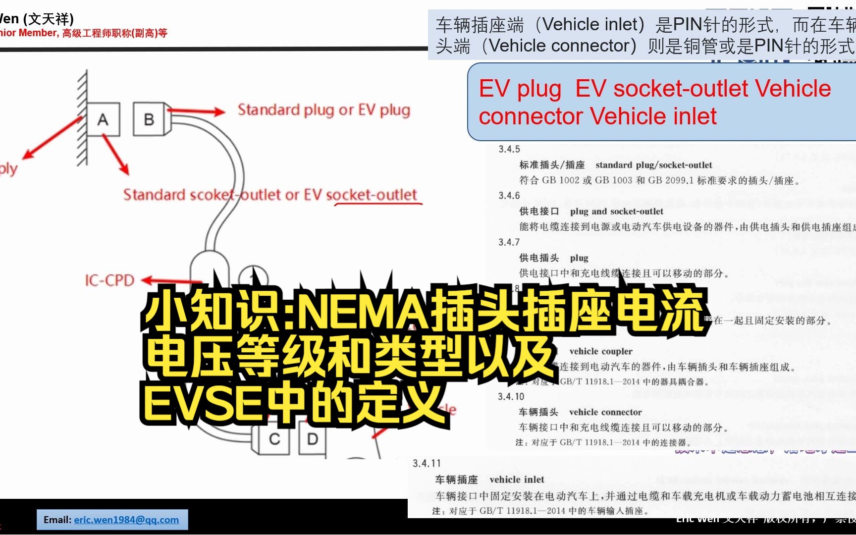 小知识:NEMA插头插座电流电压等级和类型以及EVSE中的定义哔哩哔哩bilibili