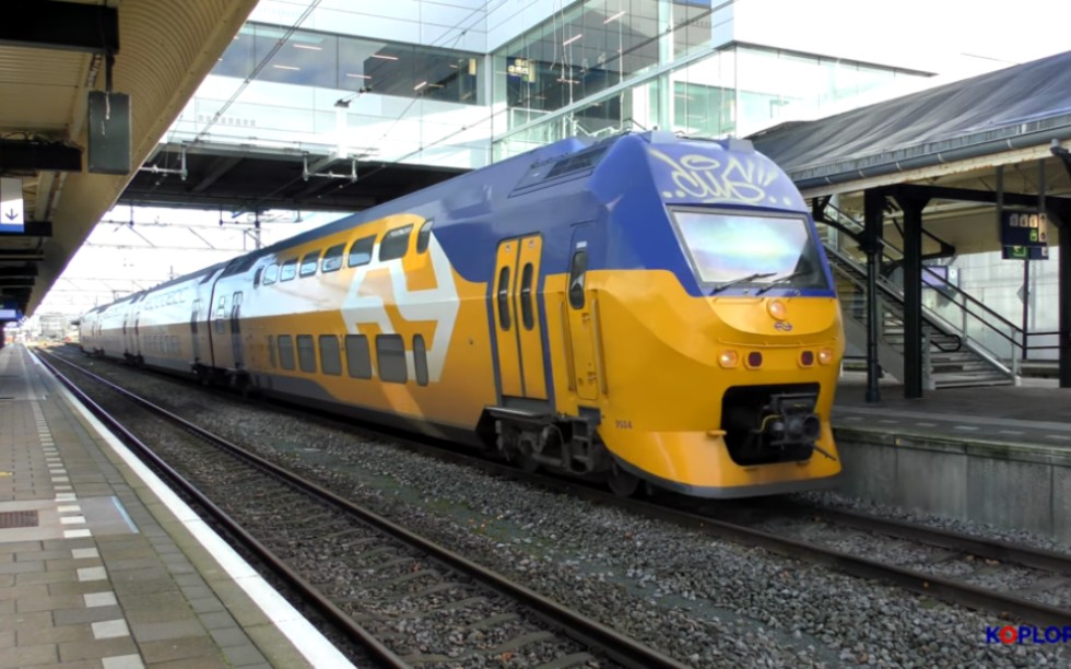 荷兰铁路视频搬运～virm双层电力动车组的各种通过视频～铁道鐵道鉄道