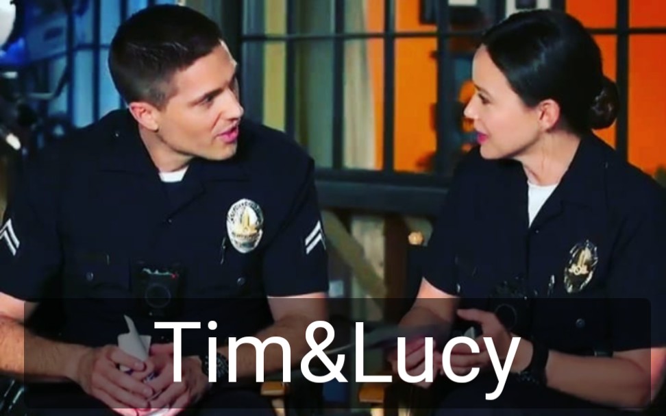 [图]【the rookie/ 菜鸟老警 】Tim&Lucy一段高能小采访！两个人跳舞了！我哭了 《菜鸟老警》