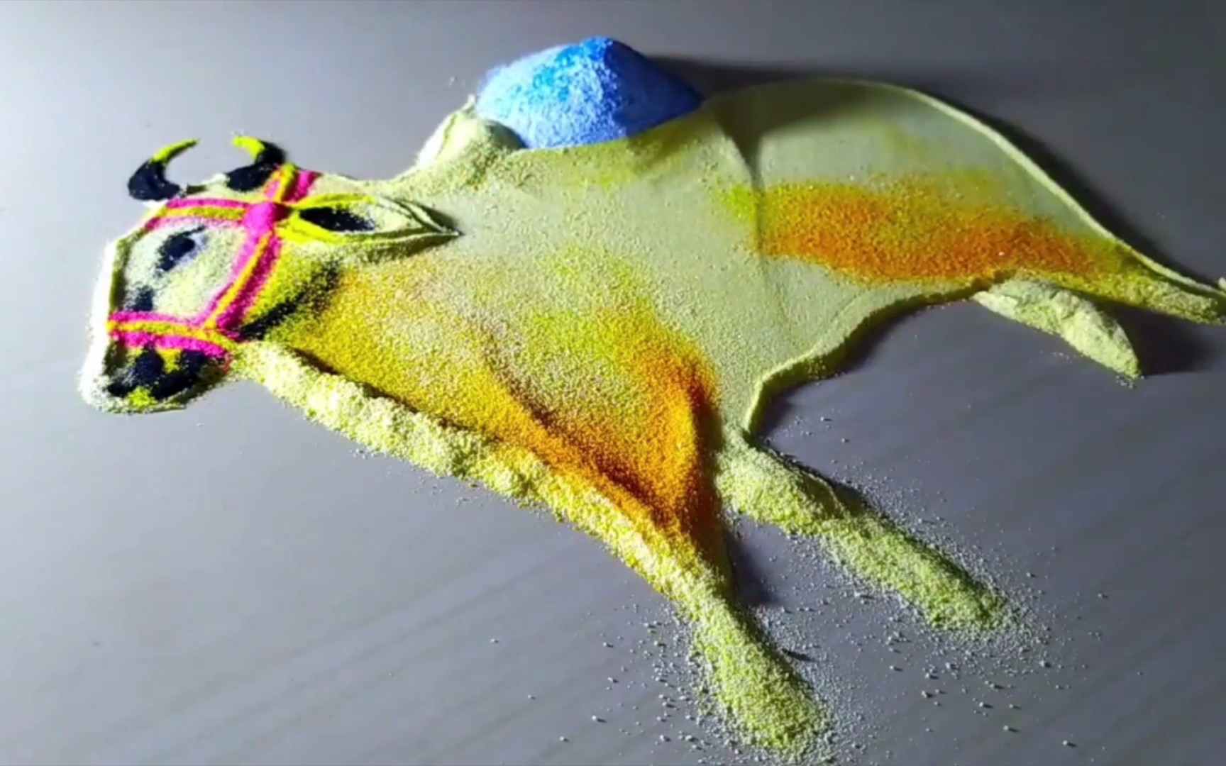 好看好玩的手工沙画,快来一起学吧