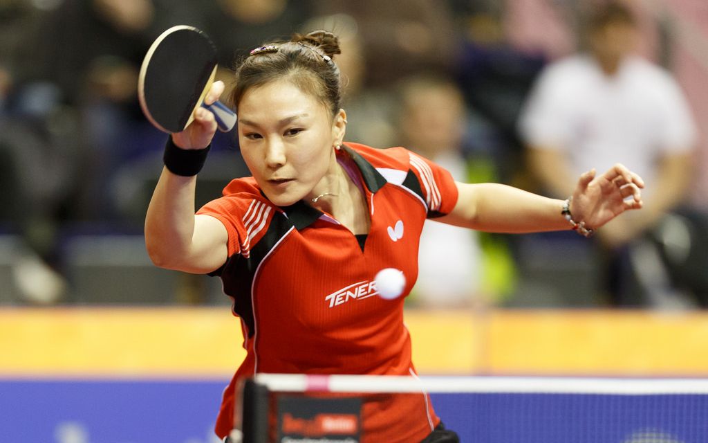 【卓球】德意志の直拍:单晓娜~ 【大放异彩 的 直拍正胶 单面攻~】