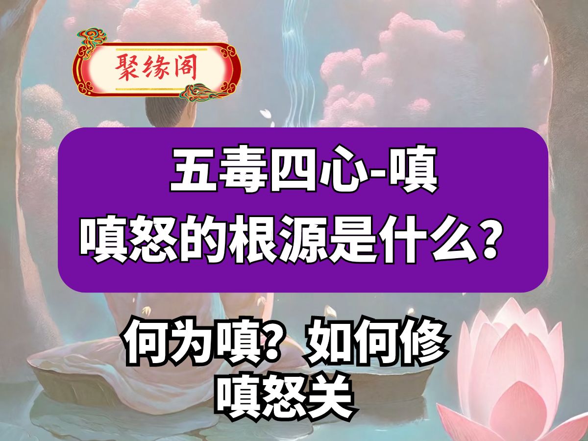 五毒四心什么是嗔?嗔怒的工作原理是什么?如何修嗔怒关?哔哩哔哩bilibili