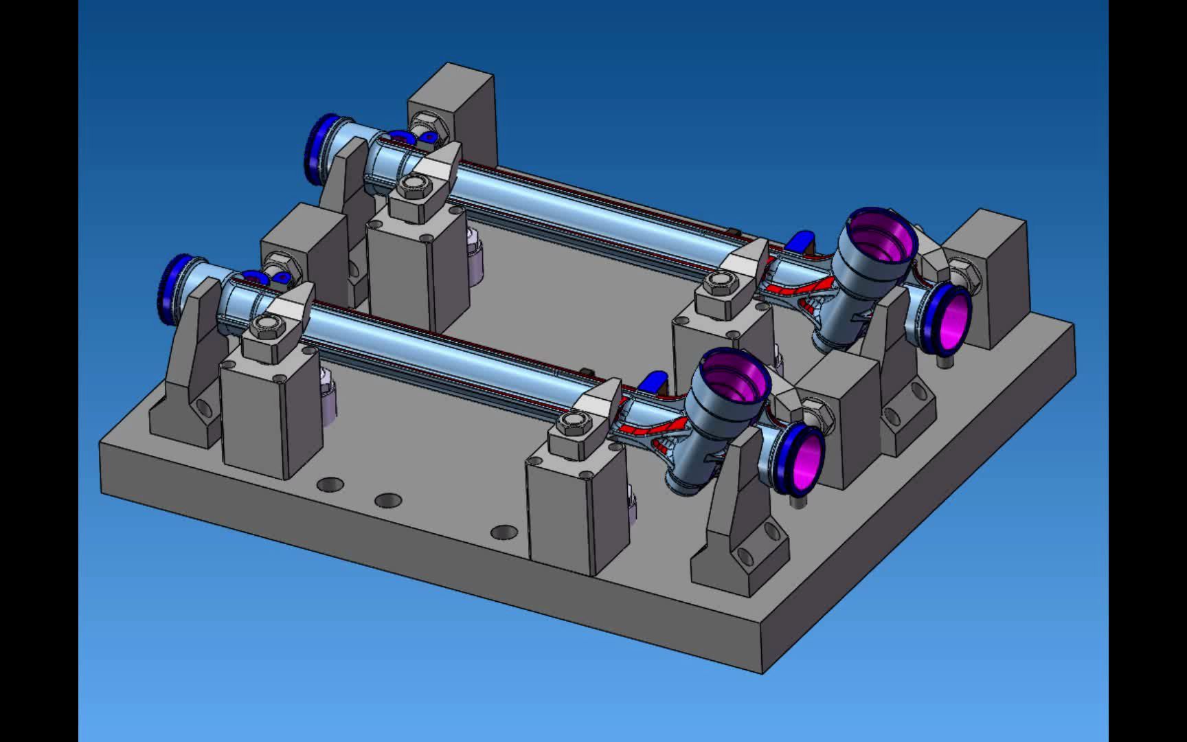 转向器壳体夹具(三维)