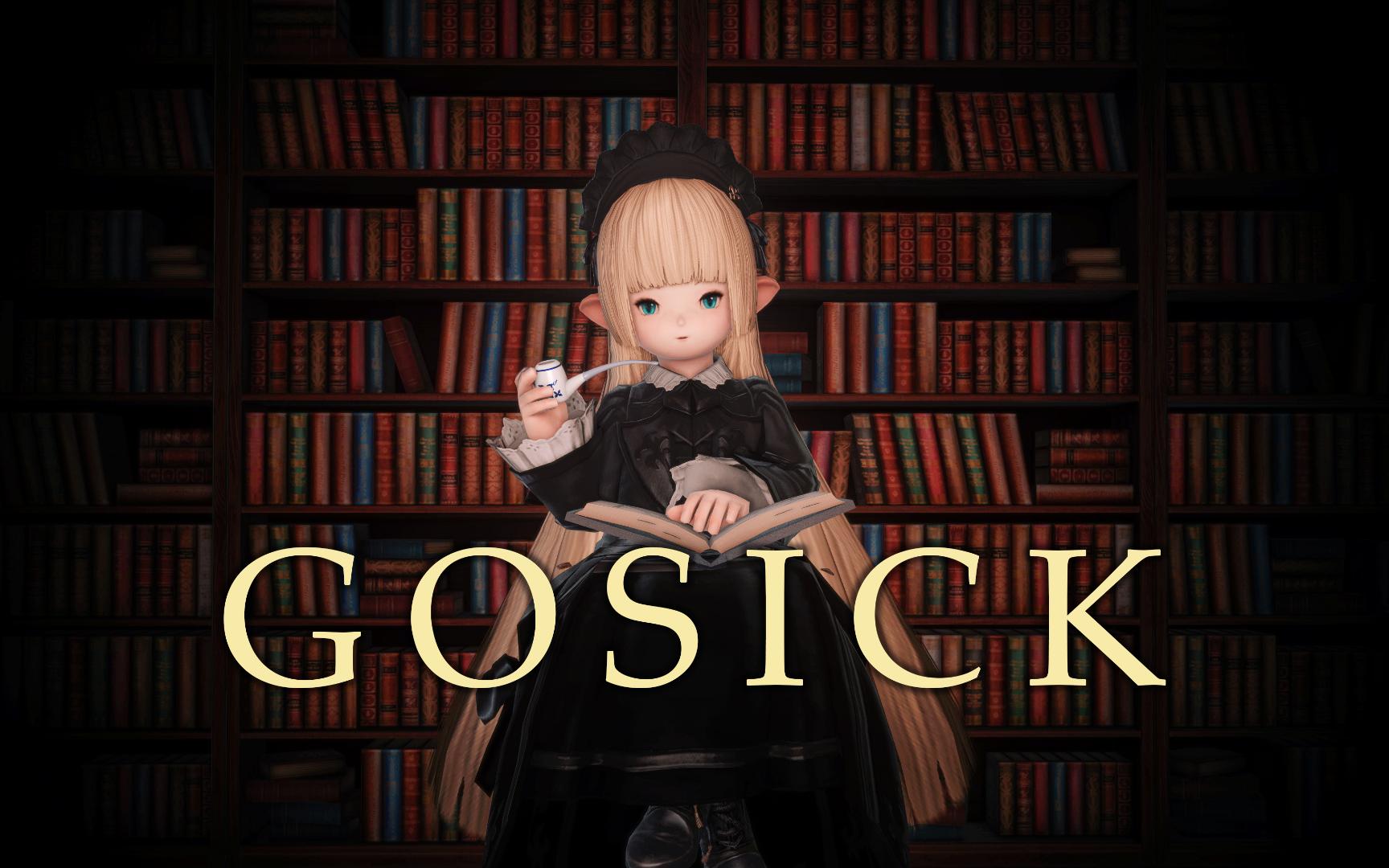 【FF14 X GOSICK】在FF14里拍一张图书馆的维多利加网络游戏热门视频