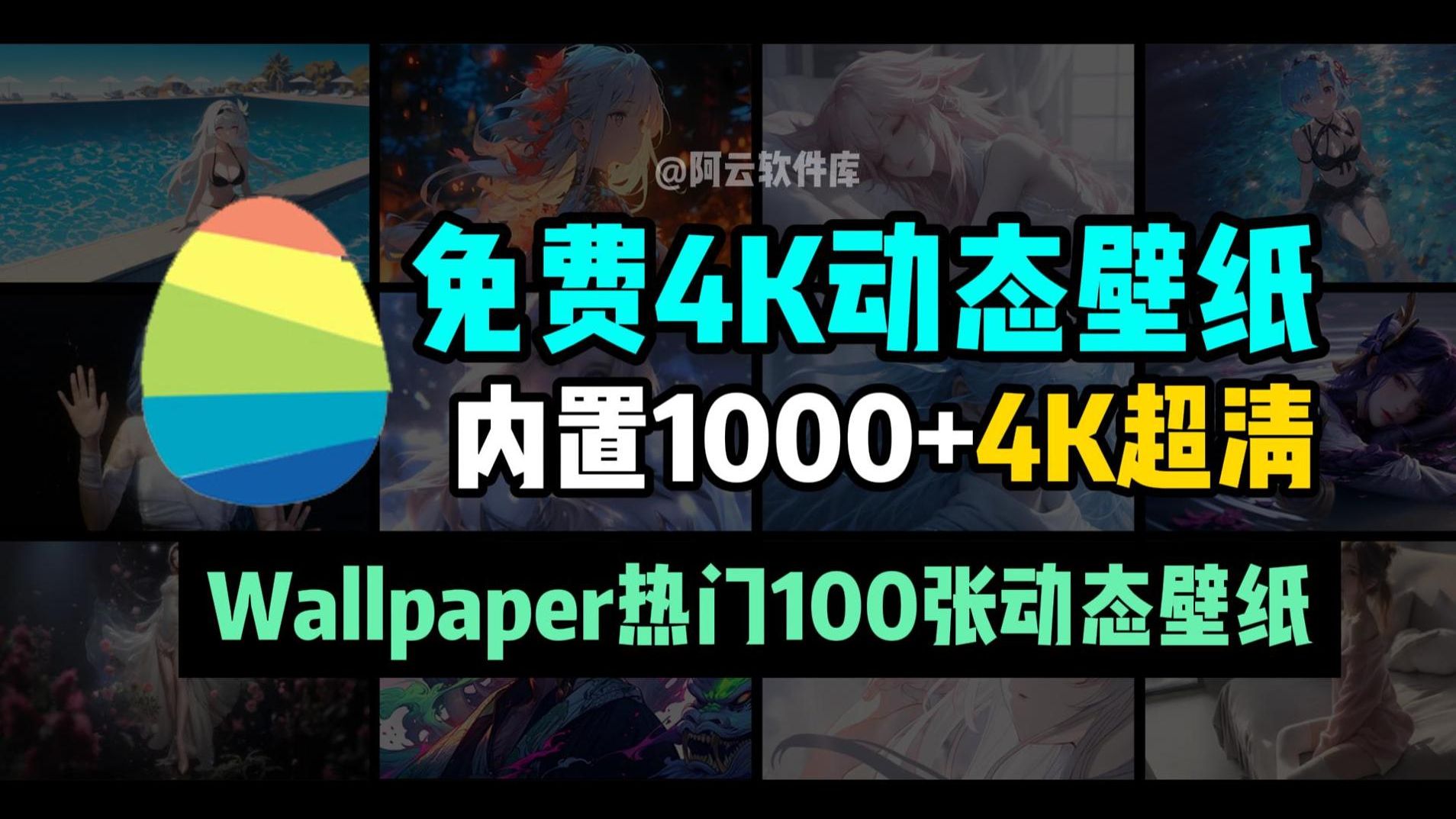 【盘点2024热门100张动态壁纸欣赏】媲美Walpaper Engine,内置1000+款 4K动态壁纸软件!巨应动态壁纸微软惊艳出品,完全免费哔哩哔哩bilibili