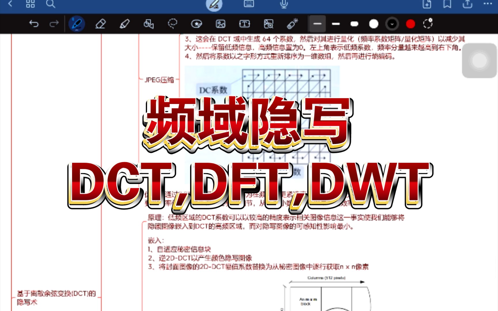 频域隐写:离散余弦变换(DCT),离散傅里叶变换(DFT),离散小波变换(DWT)哔哩哔哩bilibili