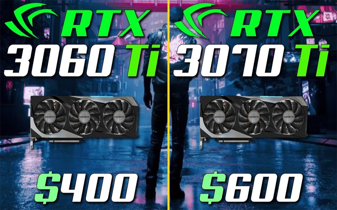 rtx 3060ti vs rtx 3070ti 顯卡對比(共3個分辨率測試,cpu為i9-11900k