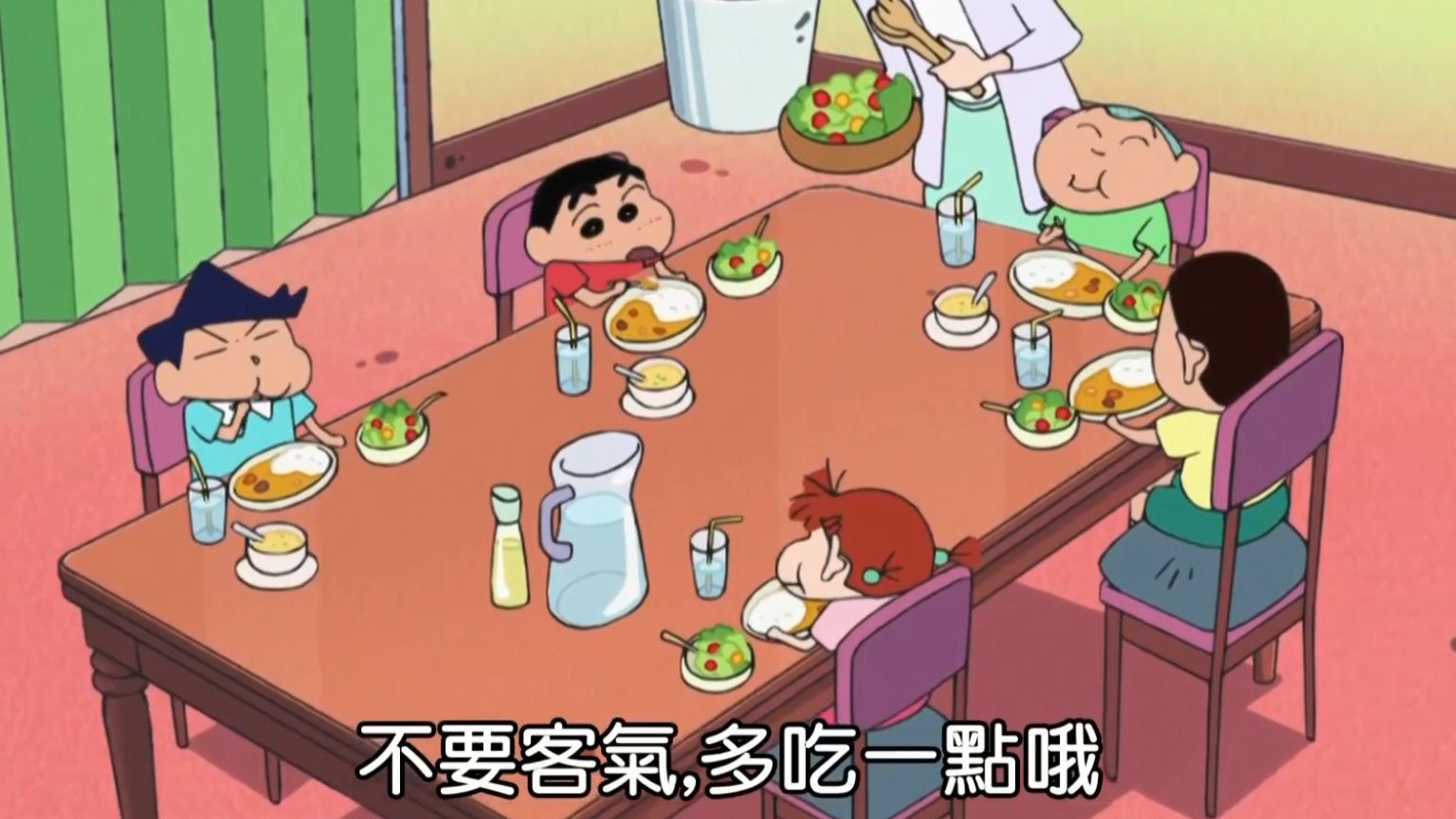 [蜡笔小新]一起在风间家过夜哦