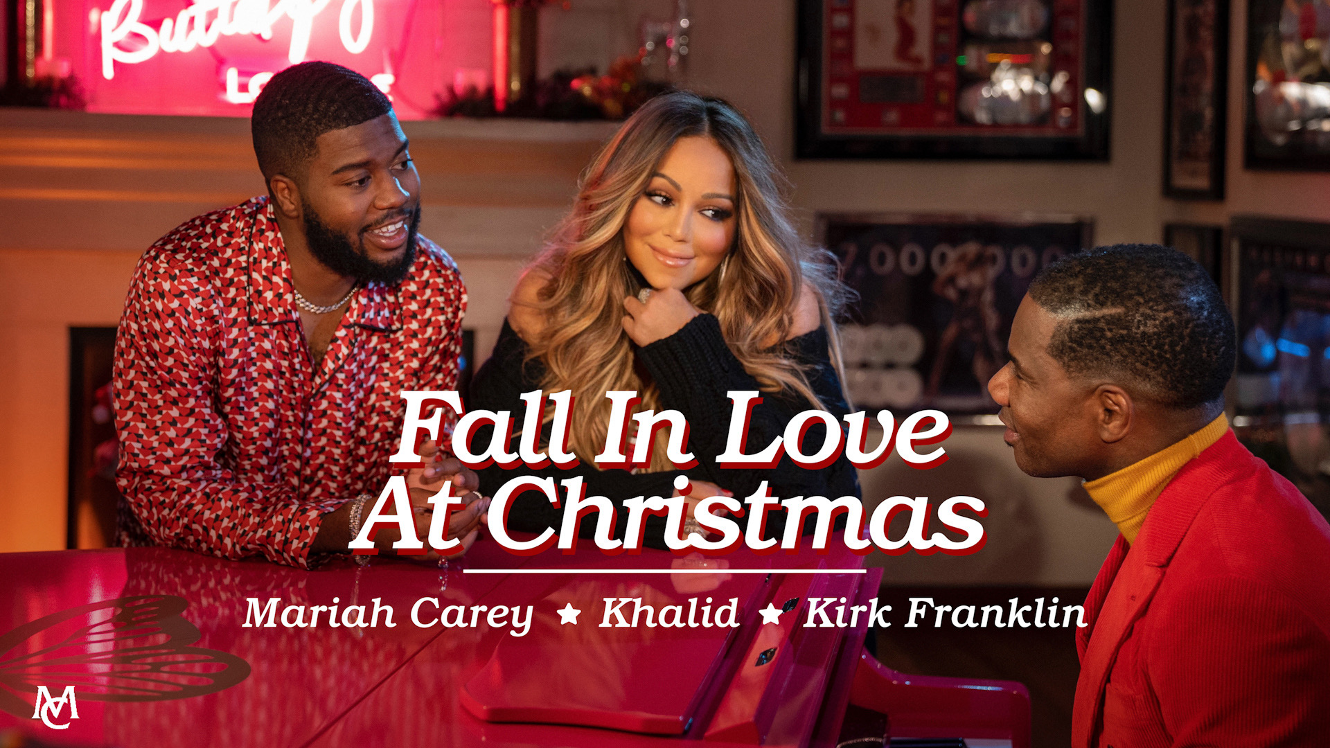 【官方 MV】Mariah Carey玛丽亚ⷥ‡﨎‰&Khalid&Kirk Franklin「Fall in Love at Christmas」哔哩哔哩bilibili