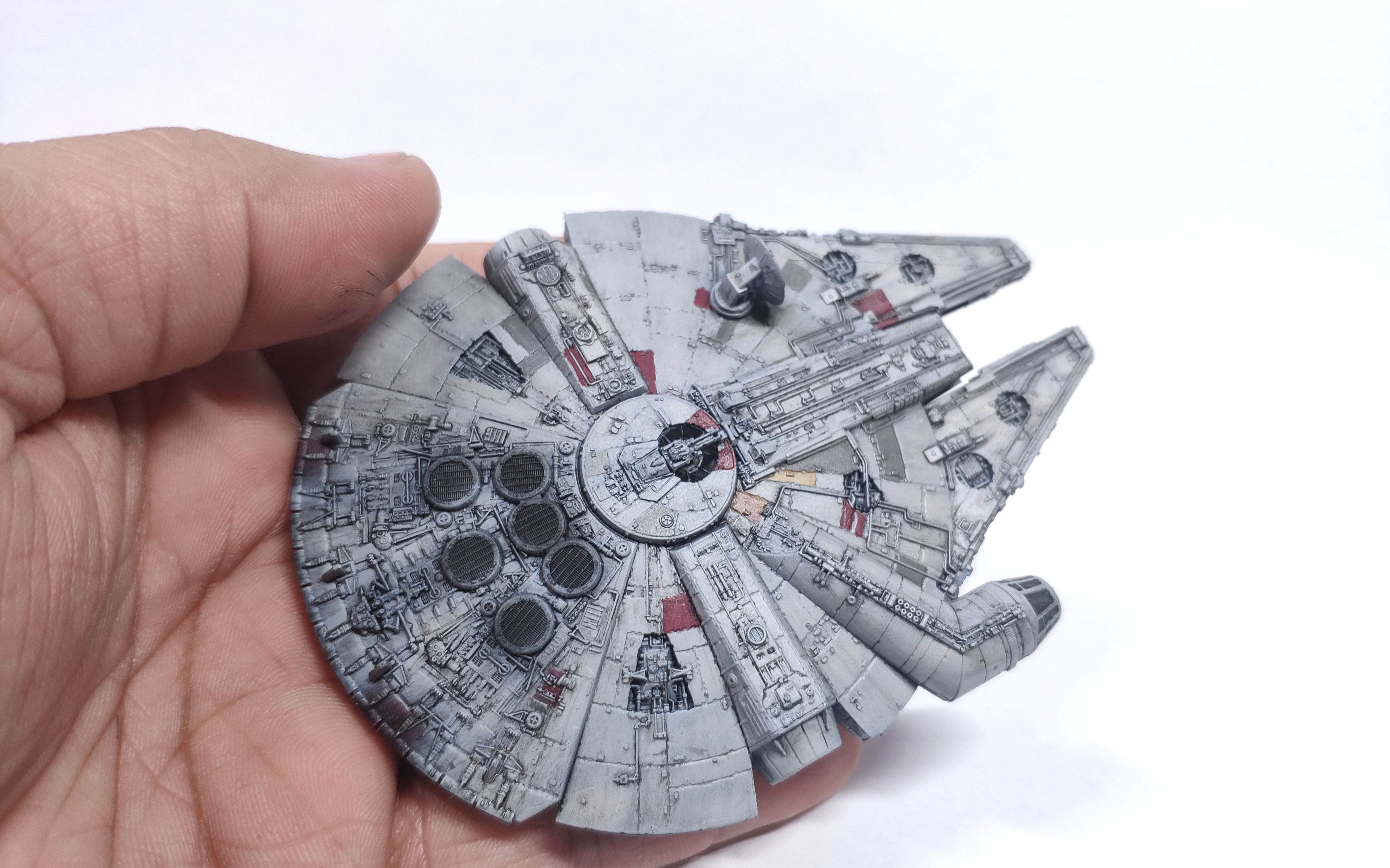 万代 星球大战 载具系列 006 千年隼制作 纯享版