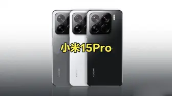 Download Video: 小米15 Pro曝光，6000mAh+骁龙8Gen4，后置5000万像素徕卡三摄