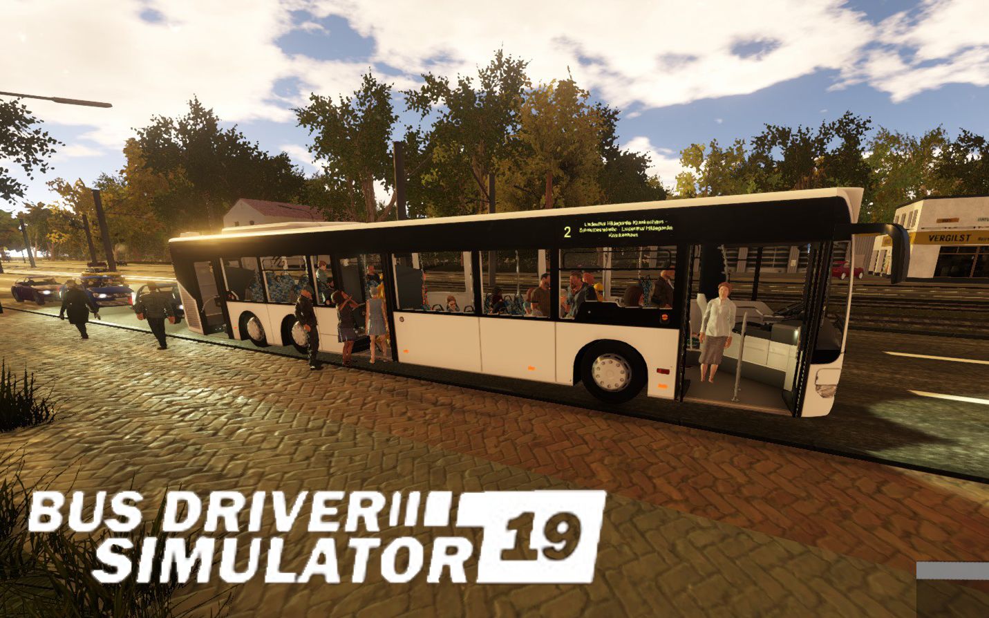 [图]【Bus Driver Simulator 2019】环绕公园的傍晚路线 Cologne 2路-Evening route around the park