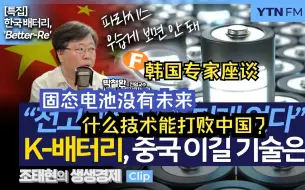 Download Video: “固态电池没有未来，什么技术能打败中国？“韩国专家座谈