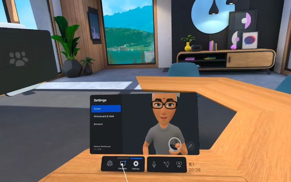 [图]oculus quest2在VR世界办公的体验-Meta workrooms