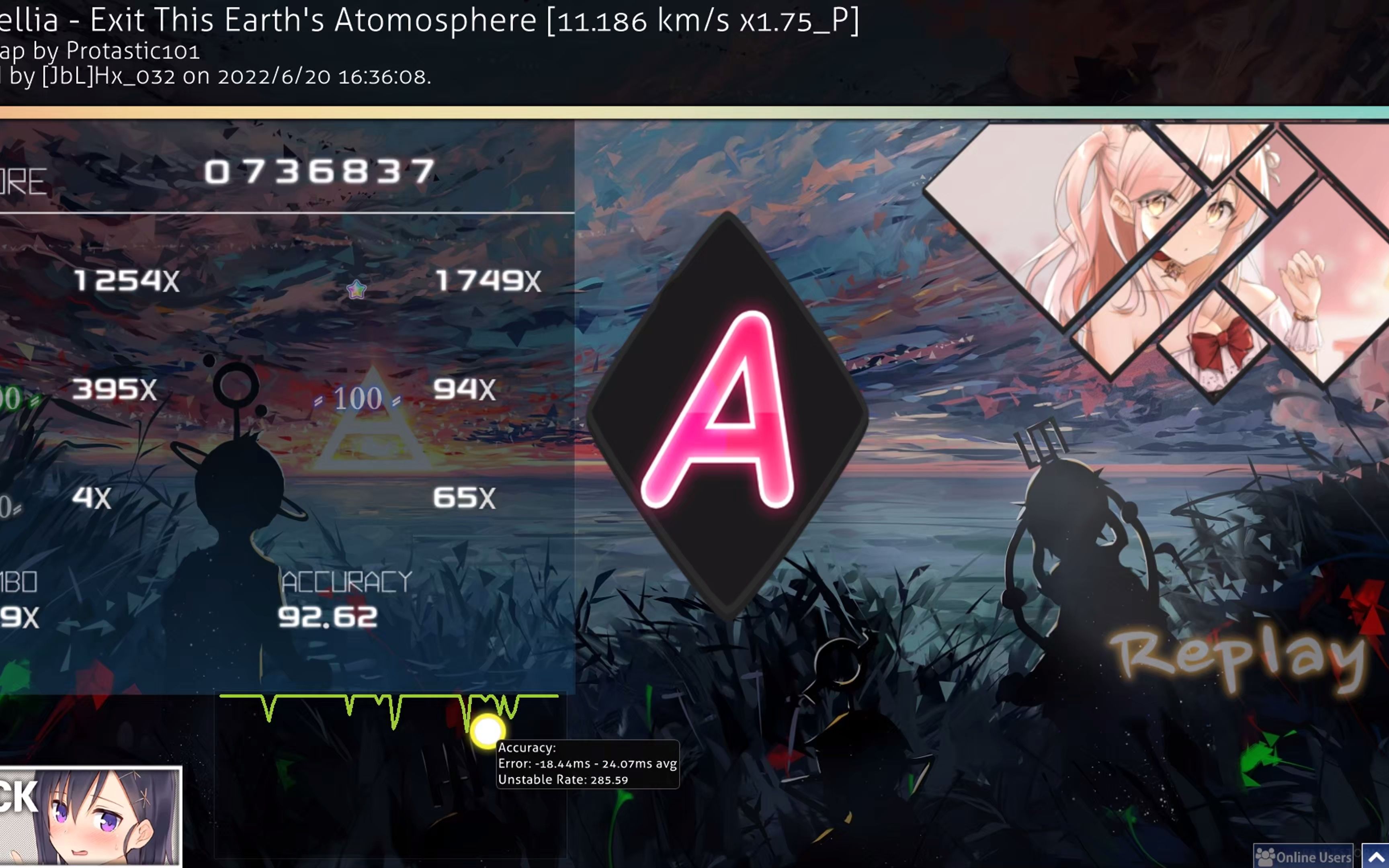 hx032 - exit this earths atomosphere[11.186 km/s] x1.75 92.