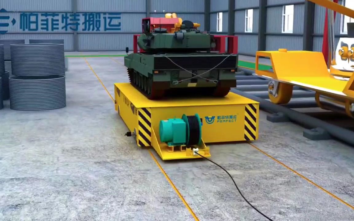 电动地平车360度转弯 搬运工具车 电缆卷筒地爬车运输车