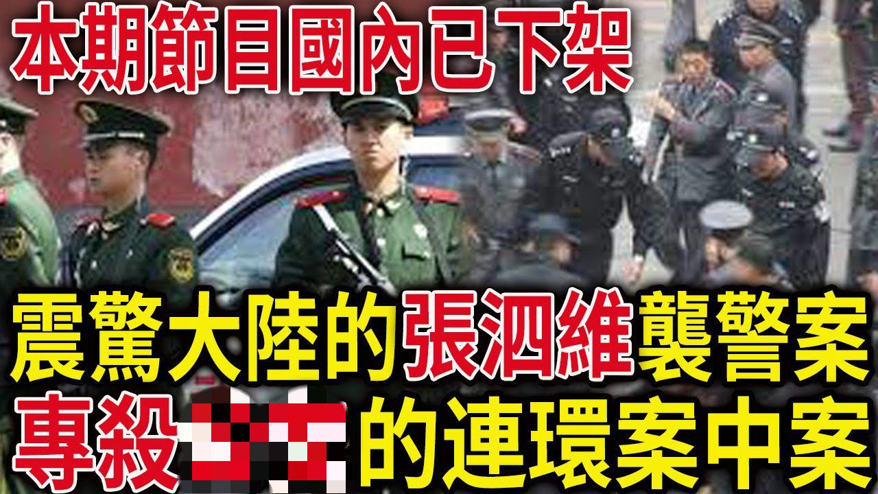 解密档案:本期节目国内已下架!震惊大陆的张泗维袭警案!连环案中案!哔哩哔哩bilibili