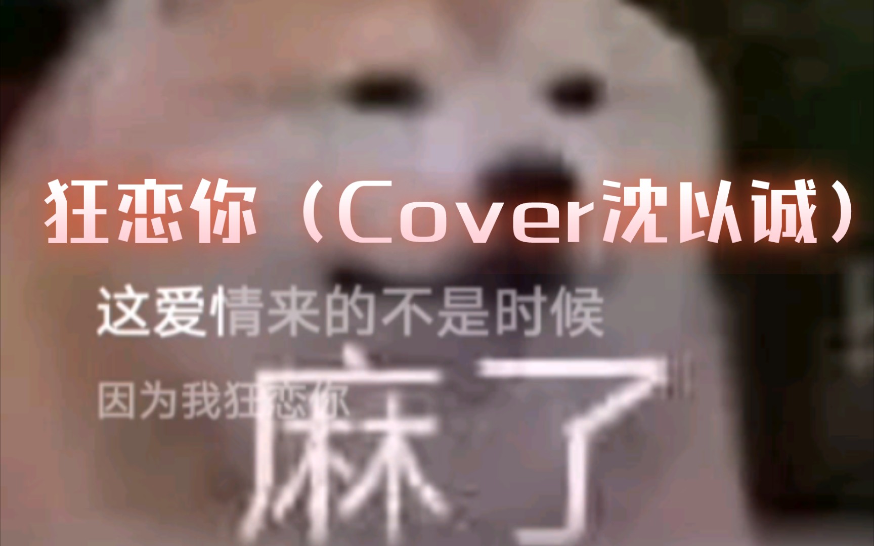 狂恋你(cover沈以诚)