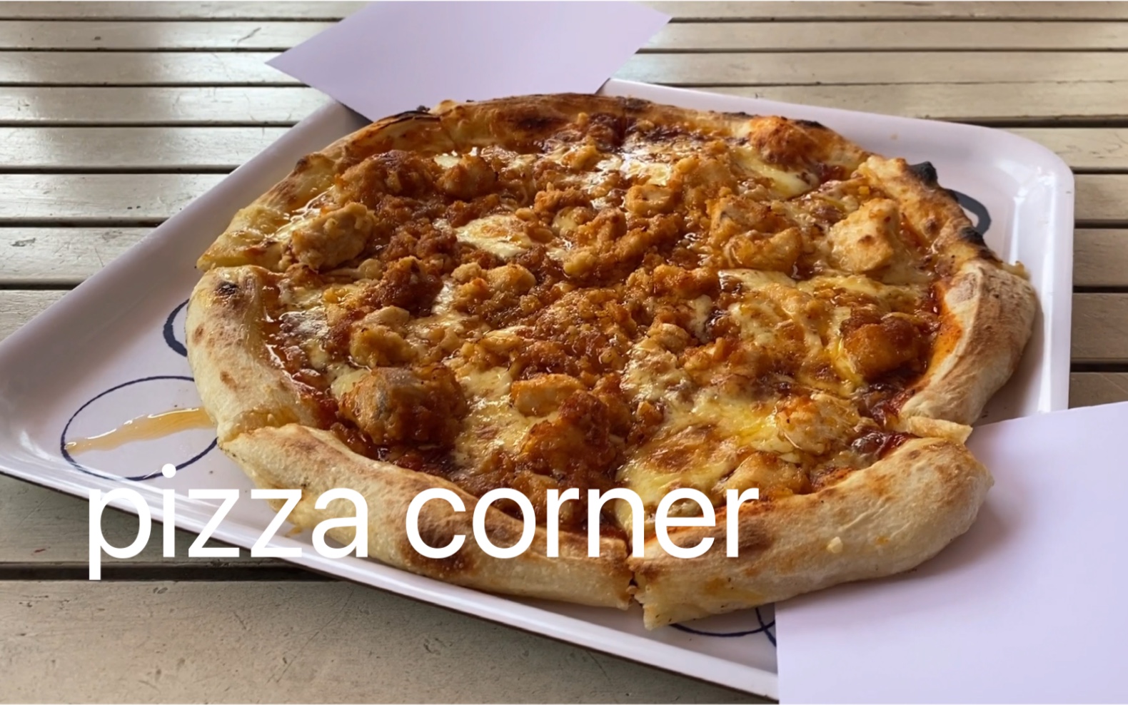 【吃】成都美食 川大望江西门科华北路的地道的街头pizza披萨店 披萨角 重装芝士与鸡肉块的狂野组合哔哩哔哩bilibili