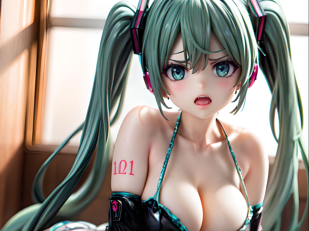 AI绘画-初音未来（坏手办）