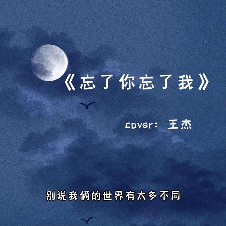 《忘了你忘了我》翻自:王杰