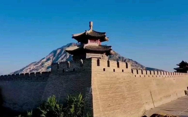 [图]航拍鸡鸣驿古城，鸡鸣山