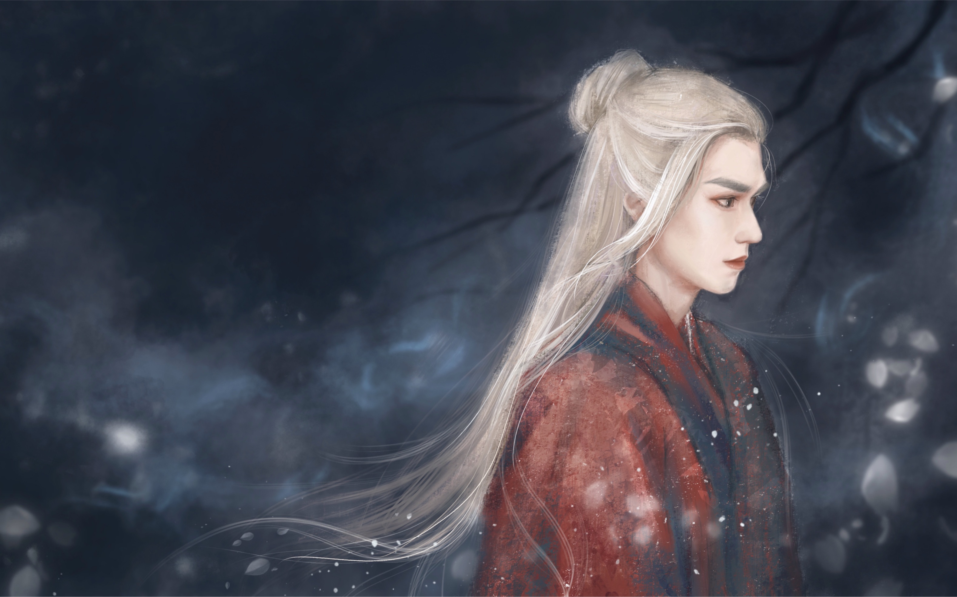 【procreate/山河令】白发老温yyds!