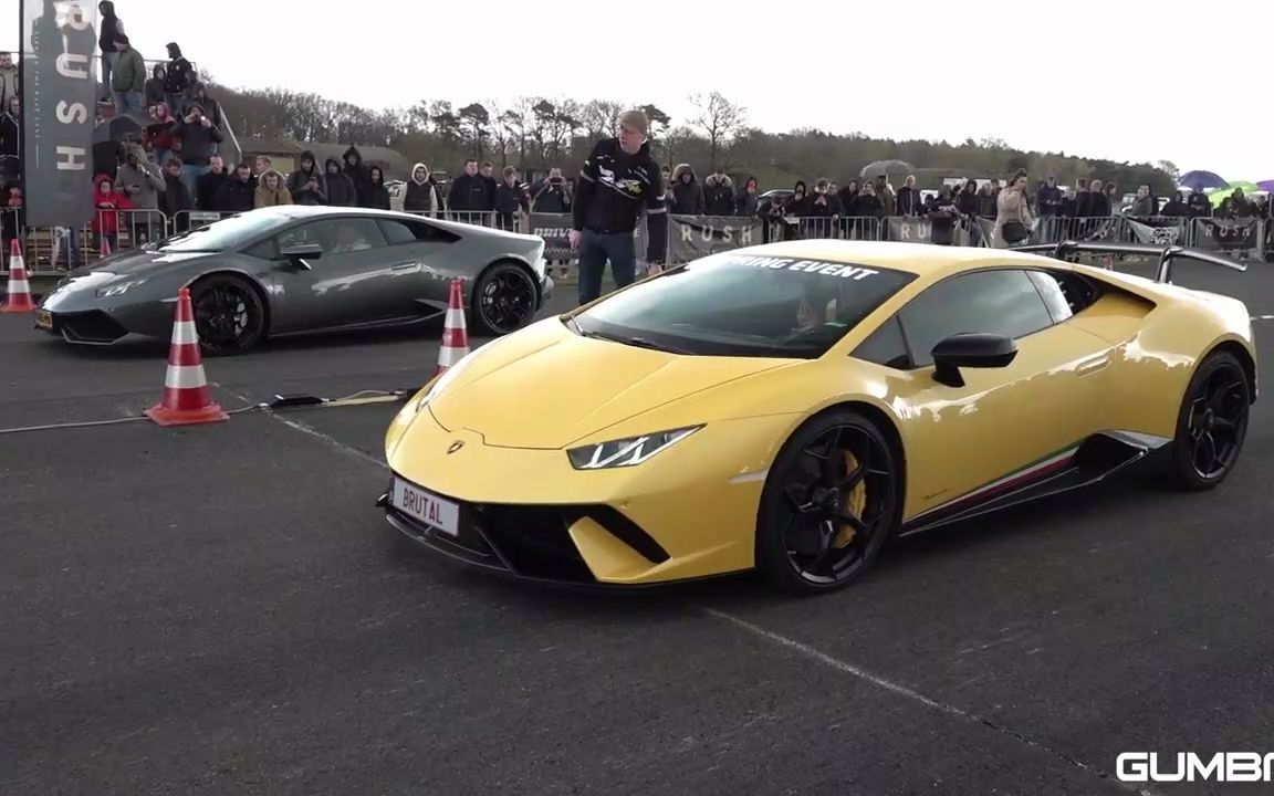 【汽车分享】 兰博基尼huracan performante vs 保时捷991 gt3 rs