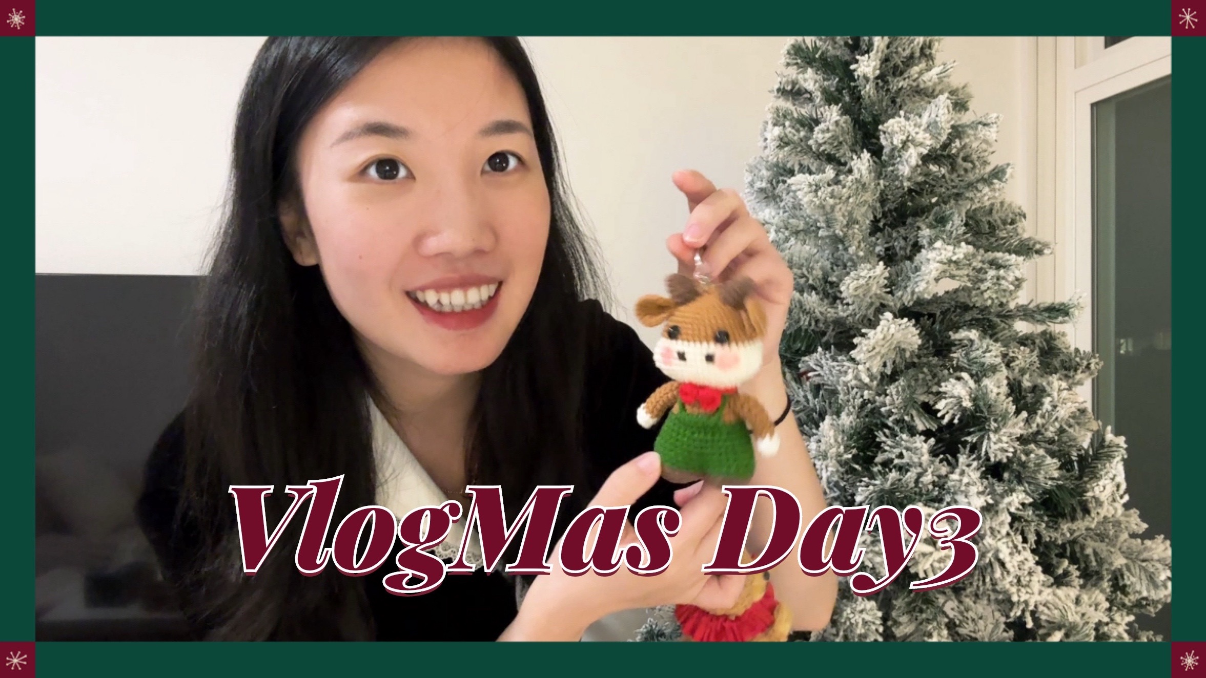 程序媛的日常 | VlogMas Day 3 | 我也终于拥有圣诞树啦 | 下雨天就要吃部队锅呀 | 第一次做板栗红烧肉哔哩哔哩bilibili