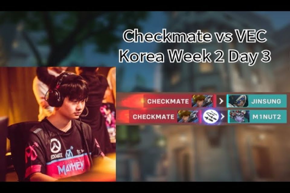 【Checkmate】【OWCS第一视角】vs VEC电子竞技热门视频