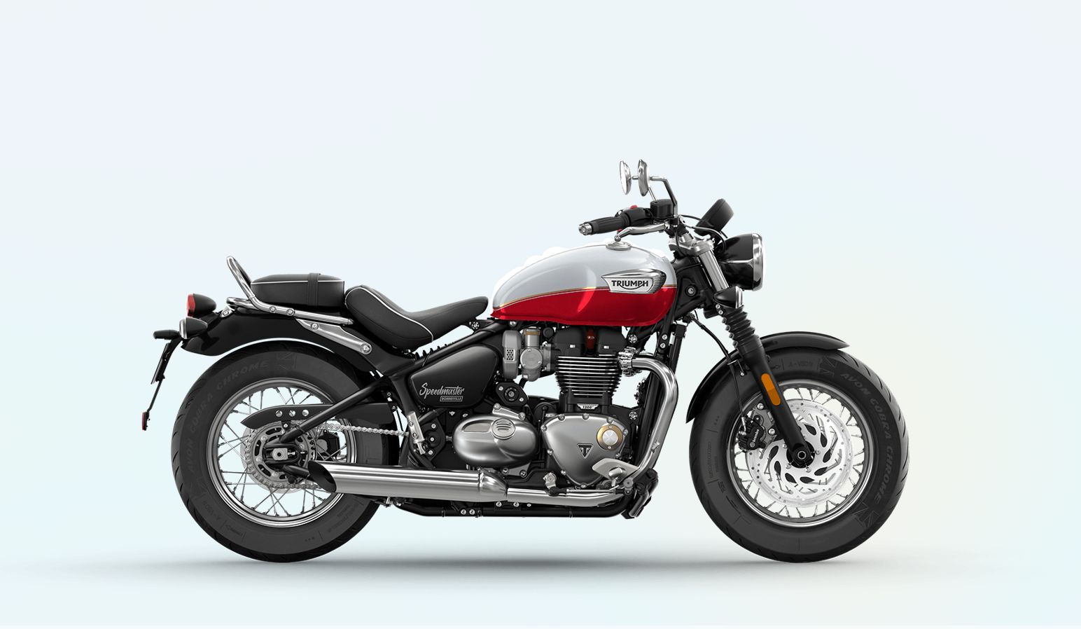 凯旋bonneville speedmaster巡航摩托车北京摩展实拍@转转车市