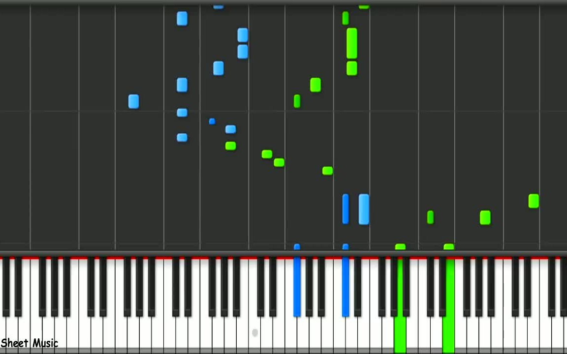 [图]Angel Beats - My Soul, Your Beats Piano midi